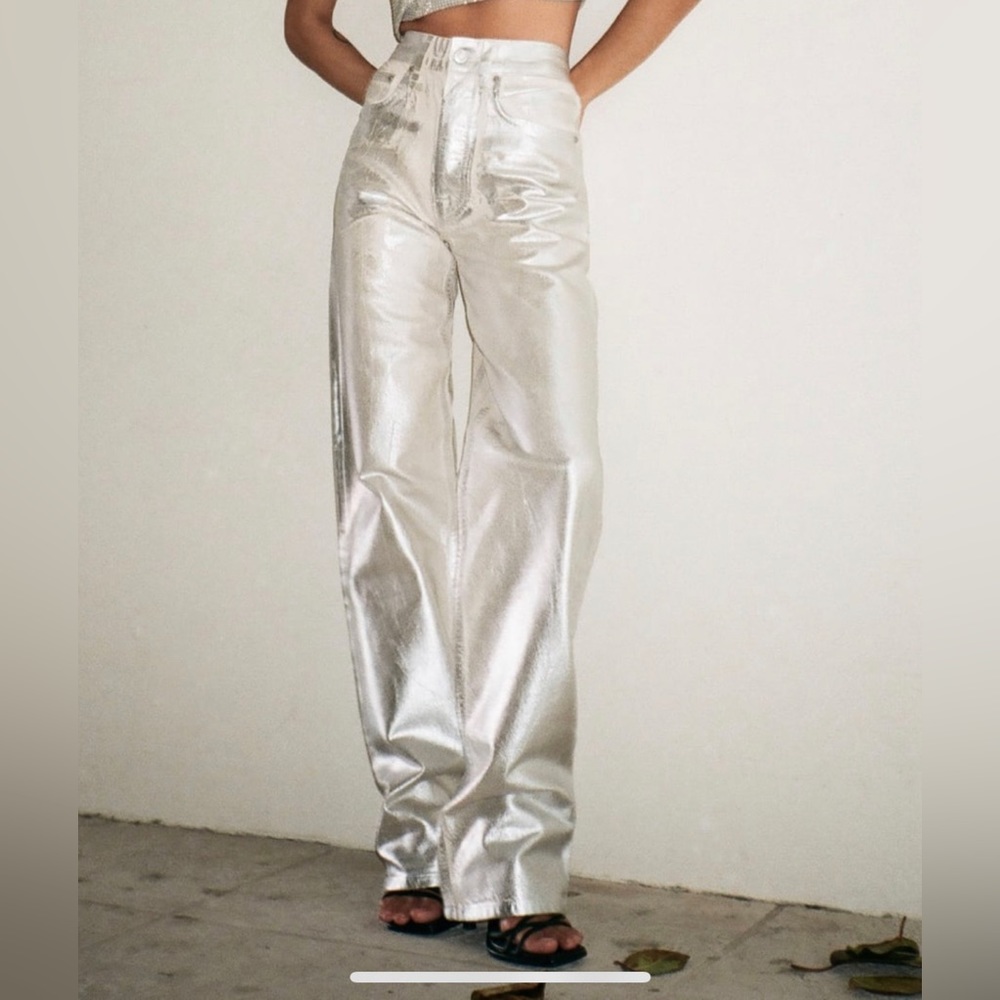 Zara Silver Jeans
